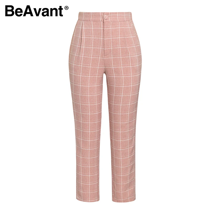 pants BeAvant уличная одежда Розовый Модный Блейзер брюки для женщин весна осень длинный рукав Блейзер Пальто Элегантный женский Офис Блейзер низ - Цвет: pants