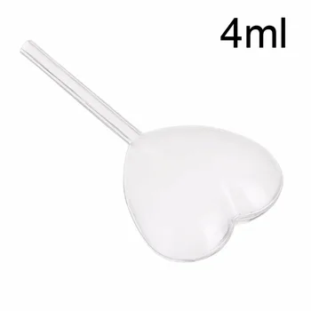 

50pcs Heart Shaped Plastic Pipettes Squeeze 4ml Transparent Transfer Oils Pipettes Eye Dropper for Strawberry Cupcakes Ice Cream