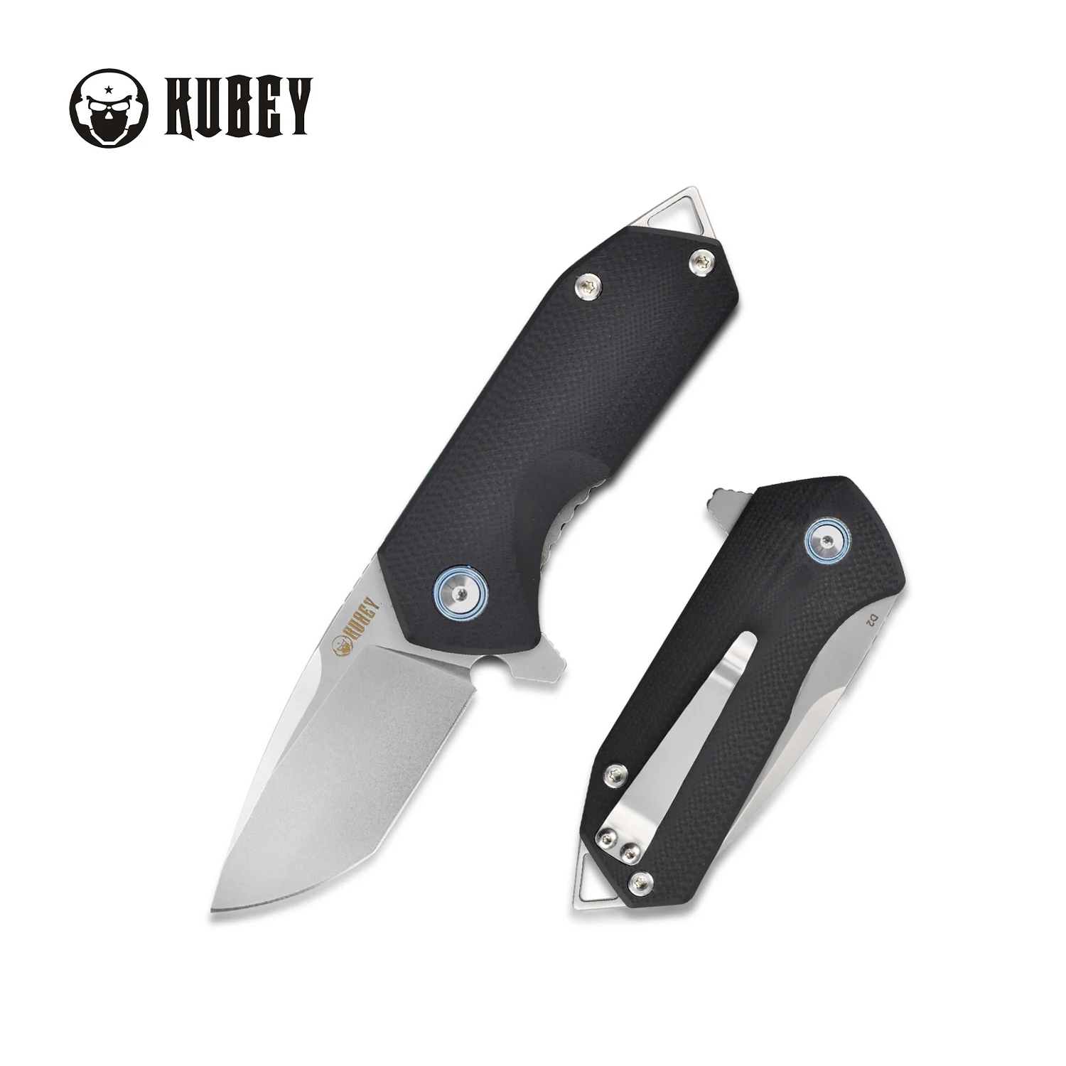 Карманный нож Kubey Chubby KU203 лезвие D2 рукоятка G10 с набором для выживания ручной