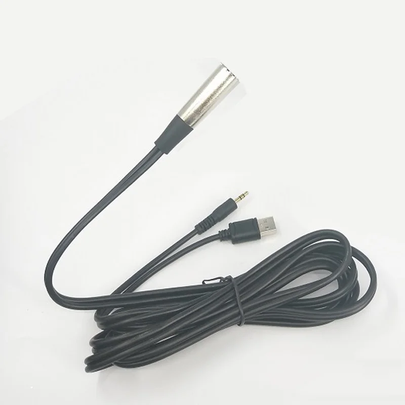 Cabo de Áudio do Microfone Usb com Cabo Duplo de 3.5mm para o Cabo mk F100tl Mk-f200fl F200fl Xlr - Image 4