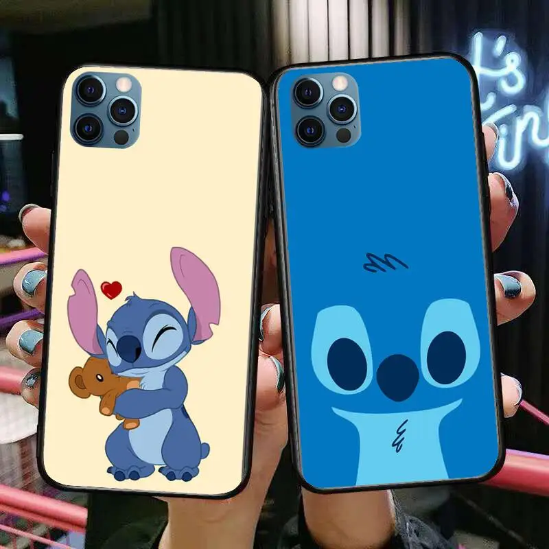 Stitch Blue For phone case iphone 11 cases for women pro max girls 12 | Мобильные телефоны и аксессуары
