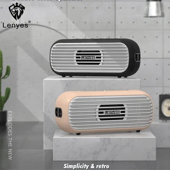 

Lenyes Retro Portable Bluetooth 20W Speaker Wireless Connection Outdoor Loudspeaker NFC TWS Hifi Stereo Subwoofer S209