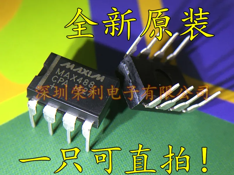 10 шт в упаковке, новая MAX488 MAX488CPA MAX488EPA DIP-8 RS485/R422