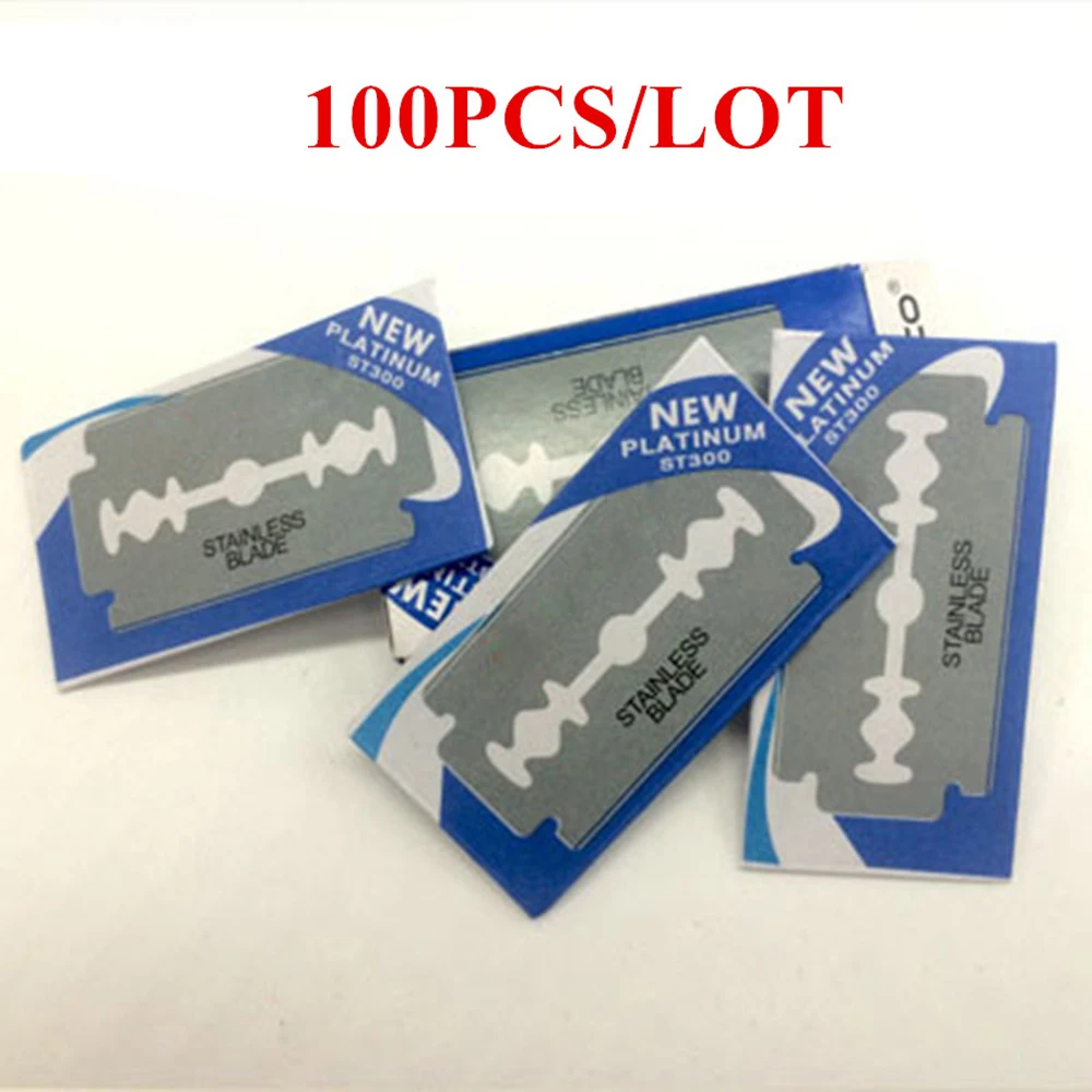 Лезвия для бритвы Dorcoo 10 шт. лезвия безопасной из нержавеющей стали мужчин Сменные
