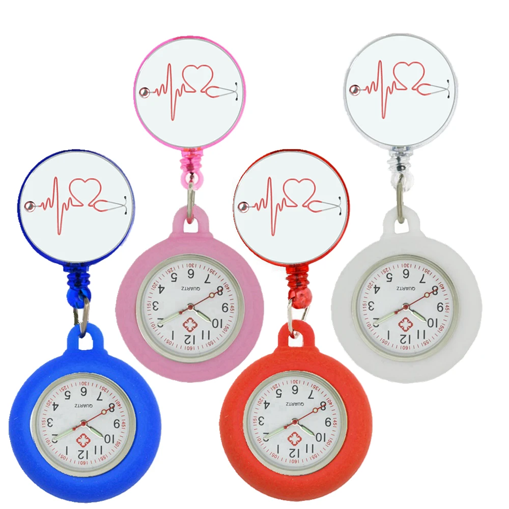 Pocket Watches Glasses Stethoscope Colourful Nurse-Doctor Medical-Retractable-Pediatrics