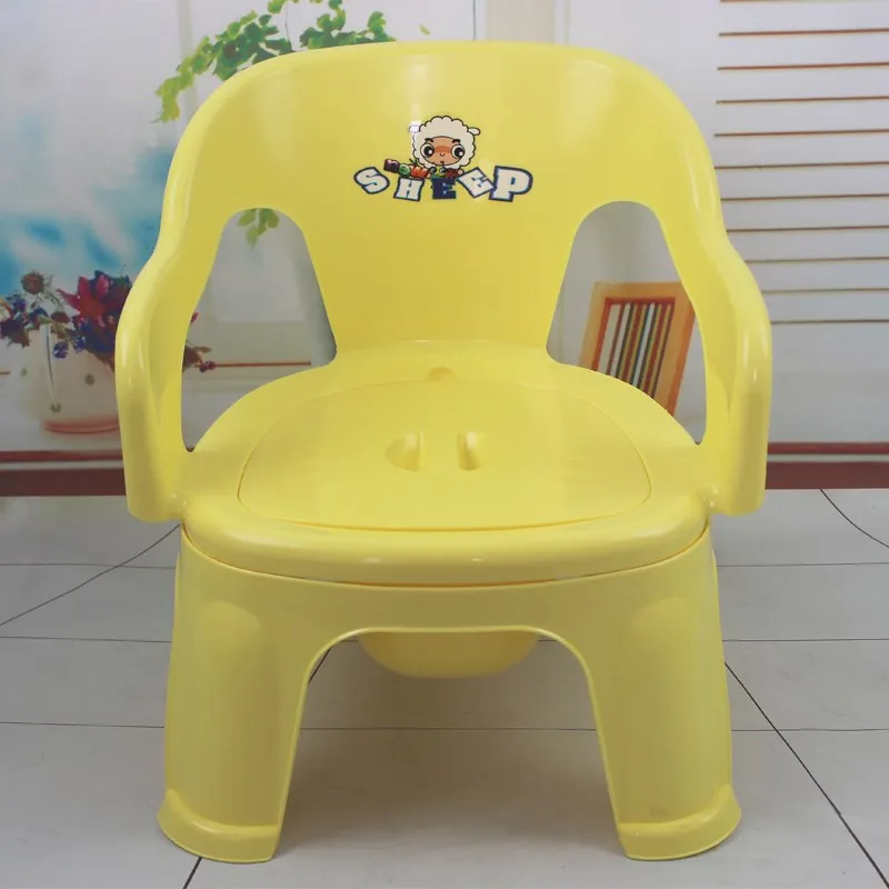 

Plastic Toilet Baby Dual Purpose Potty Chair CHILDREN'S Chair Men And Women Extra-large Chamber Pot Bedpan Extra-large zuo bian