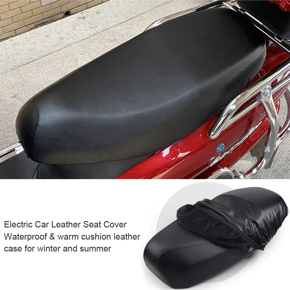 

Motorcycle Cover Lightweight Seat Cover Outdoor Waterproof Rain Dust UV Protector Black L Fits Most Sport Adventure Touring