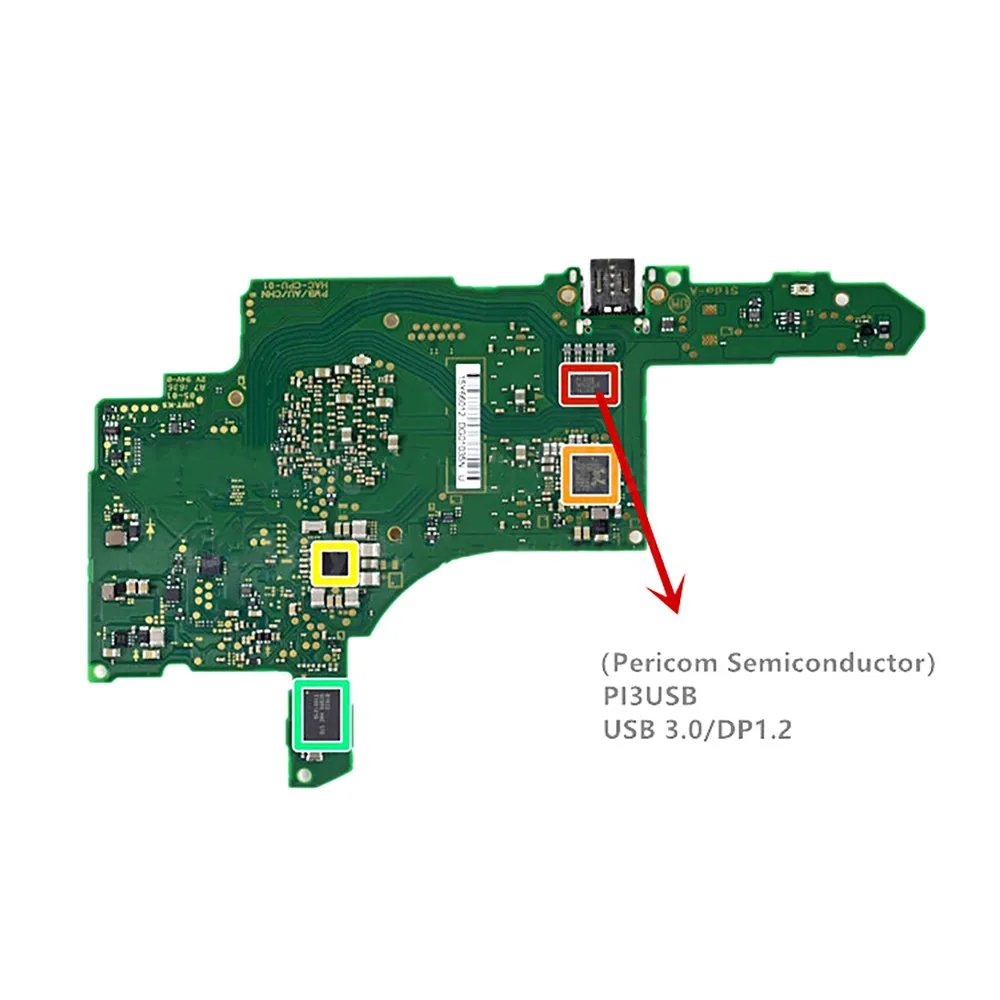 1 шт. оригинальный USB3.0/DP1.2 PI3USB полупроводниковый Замена для переключателя NAND Joy-Con игровой контроллер запчасти для ремонта