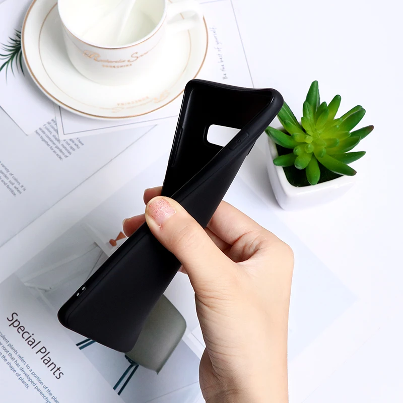 Black DHL Экспресс ТПУ чехол для samsung Galaxy S10 S9 S8 плюс S10e S7 край A70 A60 A50 A40 A30 A20 A20e A10 Примечание 10 Plus Pro 9 8 5 Чехол - Цвет: Black