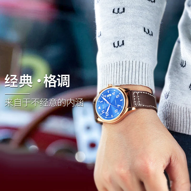 direkt Verkauf heisser Verkauf Echtem Karneval Automatische Mechanische Uhr Mode мужские повседневные часы