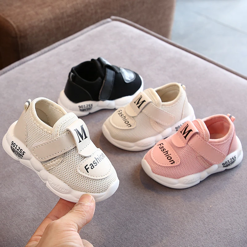 Zapatos deportivos para bebés, calzado de malla transpirable con suela suave, para primeros pasos, verano, 2022|Zapatillas - AliExpress
