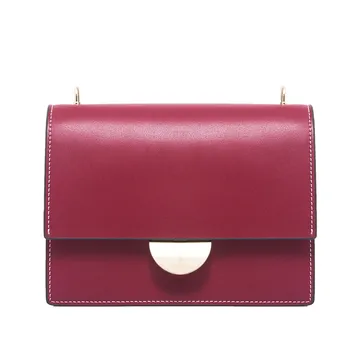

Famale Luxury handbag Small Messenger bag in Cow Split Leather Satchel