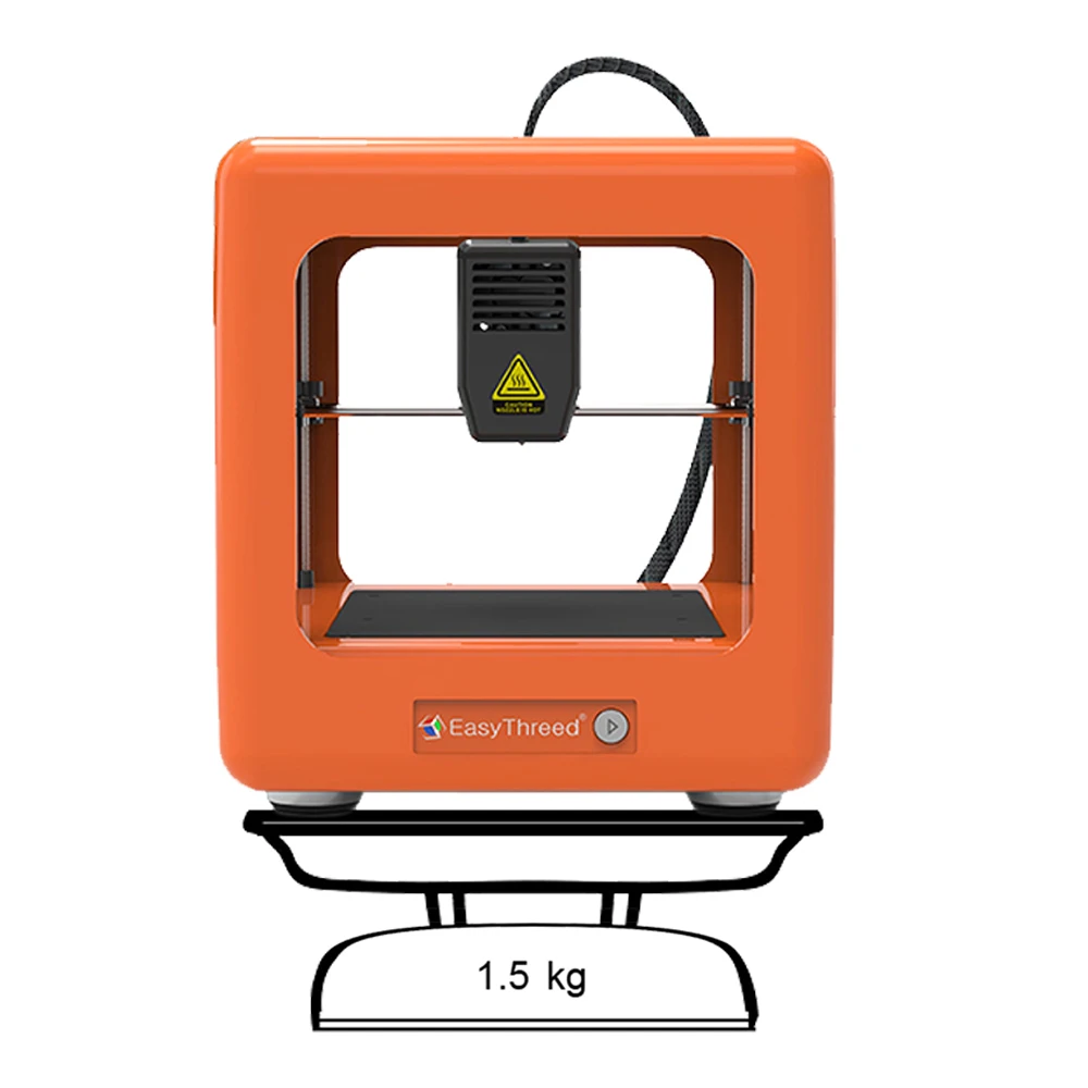 EasyThreed Nano 3d принтер портативный мини обучающий DIY комплект принтер Impressora 3D для детей 3d принтер Рождественский подарок