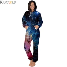 KANCOOLD, Рождественская, звездная, синяя, красная, флисовая Пижама, комплект, длинный рукав, мультяшный принт, фланелевая, с капюшоном, ночная рубашка, новое поступление