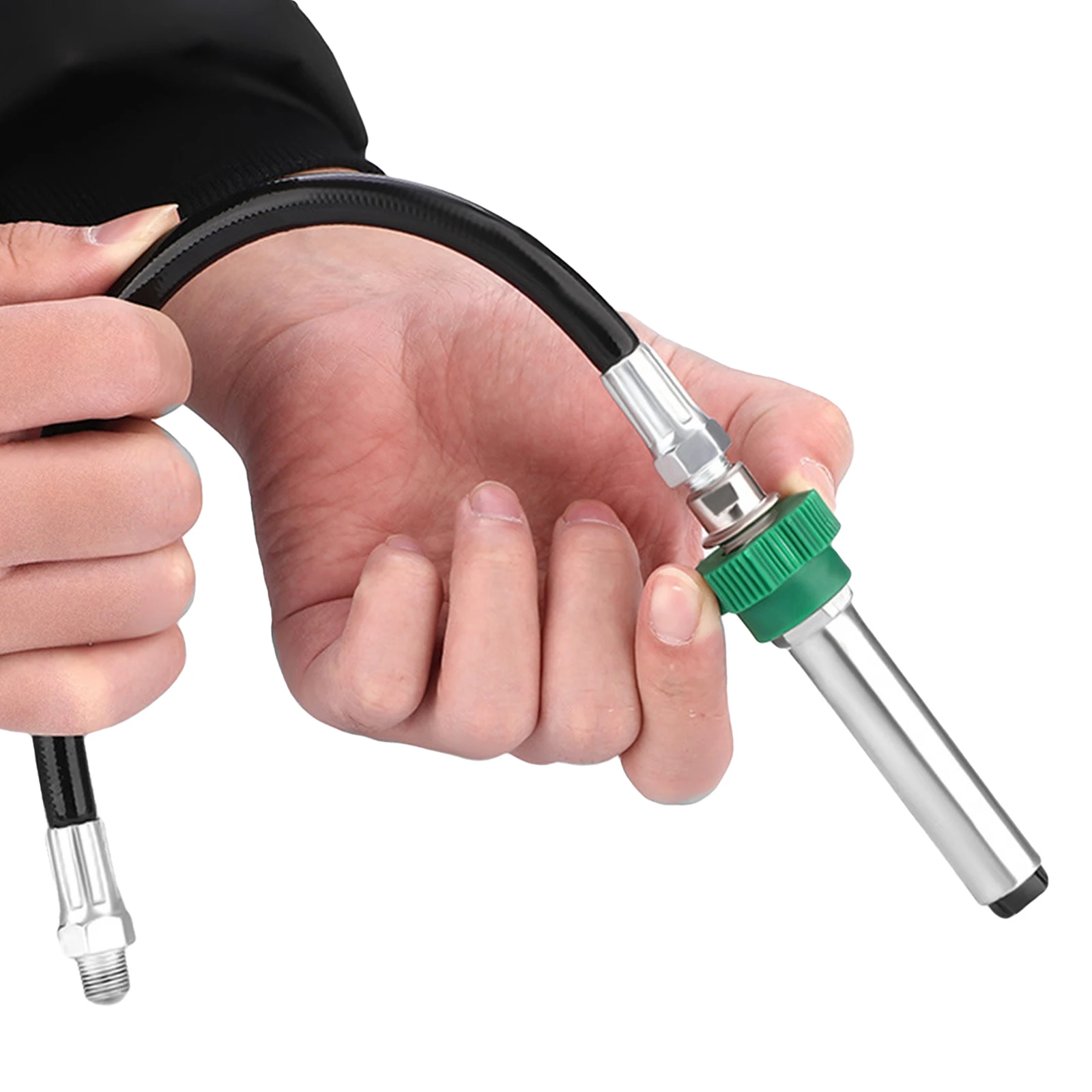 Grease Gun Coupling Coupler 1/8 inch NPT Quick Release Lock On Fitting Grease Mouth Adapter for Manual Electric Guns