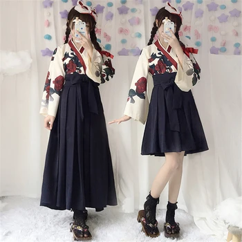 Japanese Original Style Kimono Long and Short Dress 2