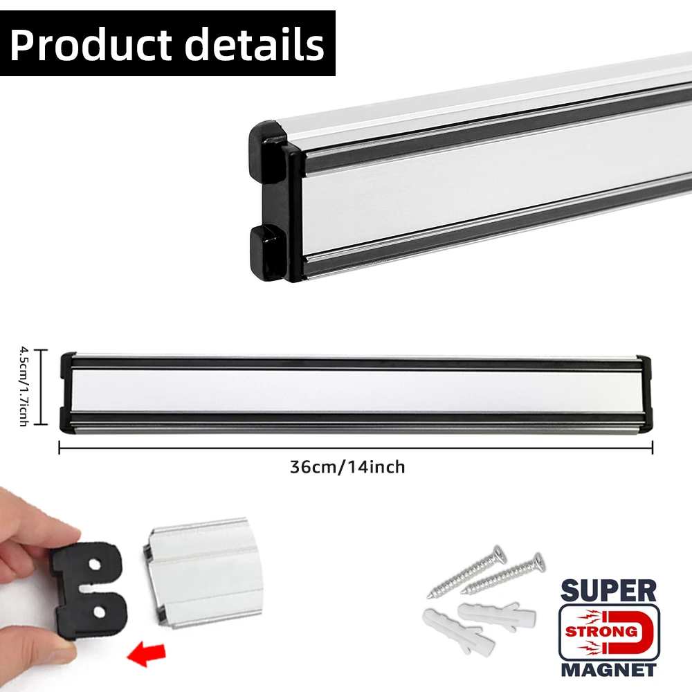 Magnetic Knife Strip 3