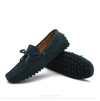 

Brand New Fashion Summer Spring Men Driving Shoes Loafers Real Leather Boat Shoes Breathable Male Casual Flats Loafers