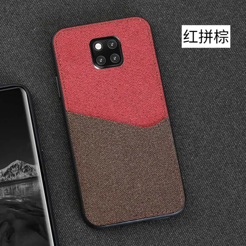 Red spell brown Тканевый сшитый многофункциональный чехол для телефона huawei mate 20 10 pro mate 9 pro Honor 9 Lite защитный чехол с защитой от пота и пятен - Цвет: Red spell brown