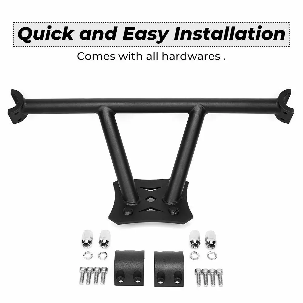 US $195.42 KEMIMOTO UTV RZR For Polaris RZR XP 1000 For Polaris RZR XP Turbo 2 Door and 4 Door Tire Carrier Black