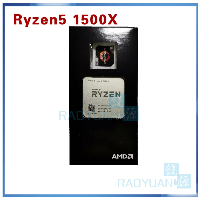 Процессор AMD Ryzen 5 1500X R5 1500X3,5 GHz четырехъядерный процессор L3 = 16M 65W YD150XBBM4GAE Socket AM4 с охлаждающим вентилятором