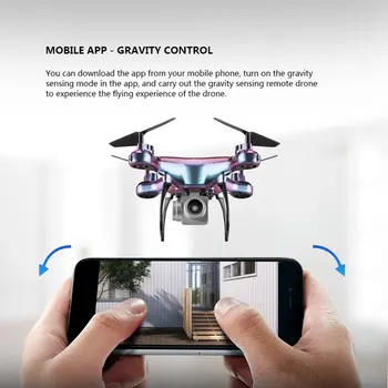 

TC-1 Starry Sky Drone HD 720P/1080P/4K WiFi Aerial Photography HD Camera Drone 20 Minutes Flight RC Helicopter w/ VR Glasses