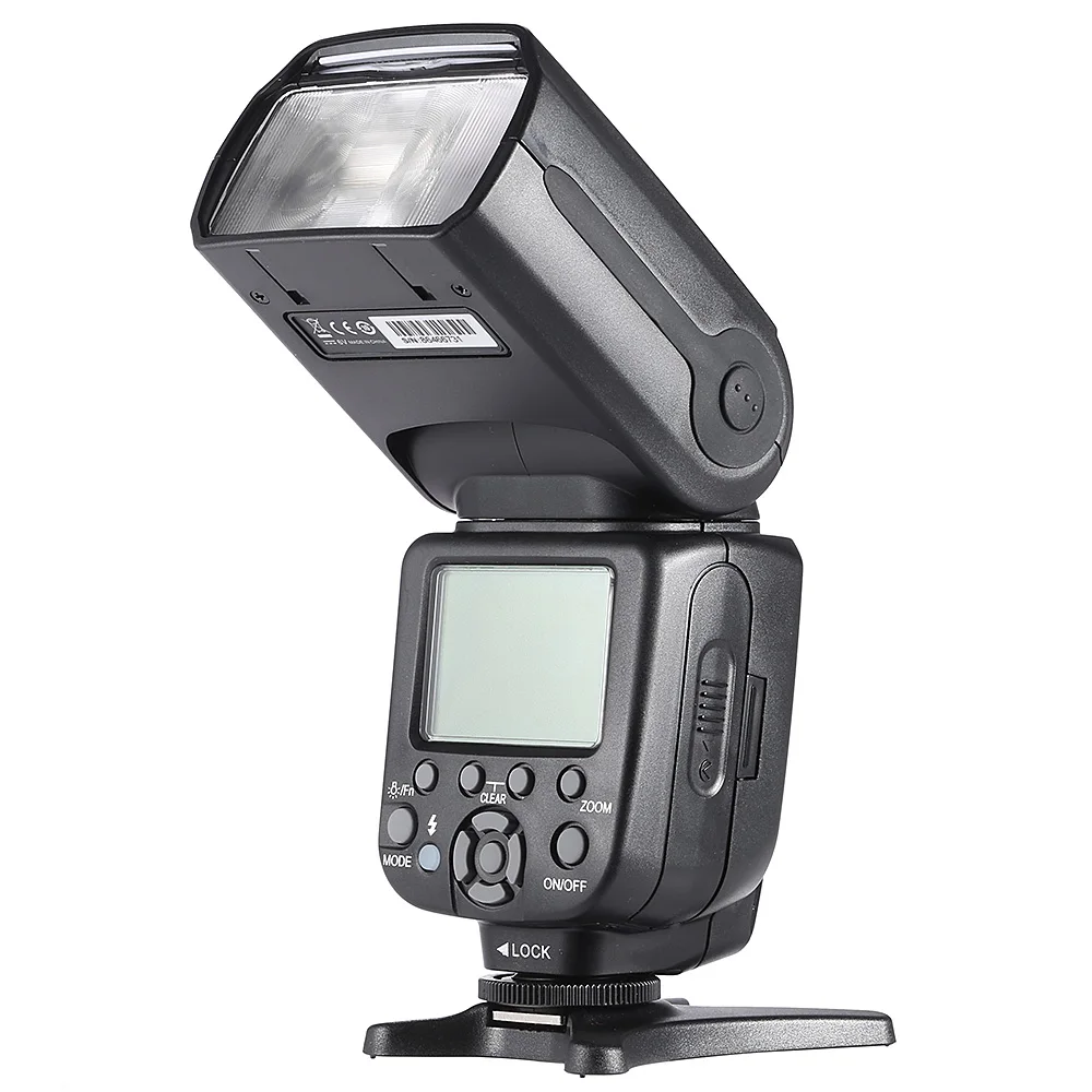 Andoer AD-980II E-TTL Master Slave Flash Speedlite HSS 1/8000s GN58 for Canon 5D Mark III/5D Mark II/6D/5D/7D/60D DSLR Camera