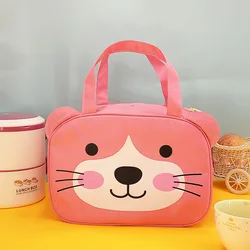 Kawaii Lunch Bag Student Big Capacity Thick Thermal Lunch Box Tote Food Bags Pincic Travel Portable Insulated Food Storage Bags