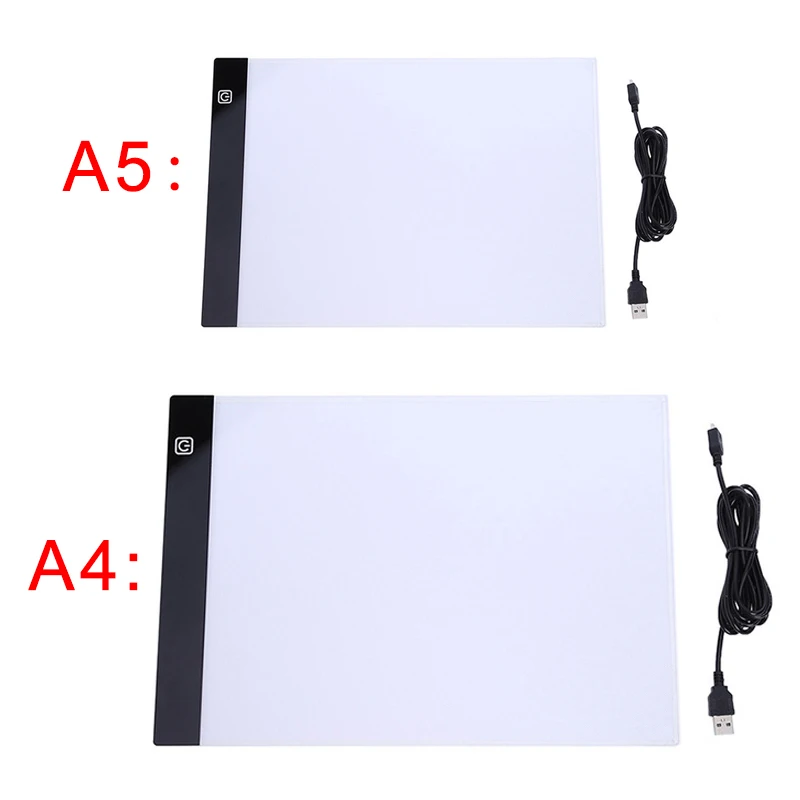 

A4/A5 Size Three Level Dimmable Led Light Pad,Tablet Eye Protection Easier for Diamond Painting Embroidery Tools Accessories Set