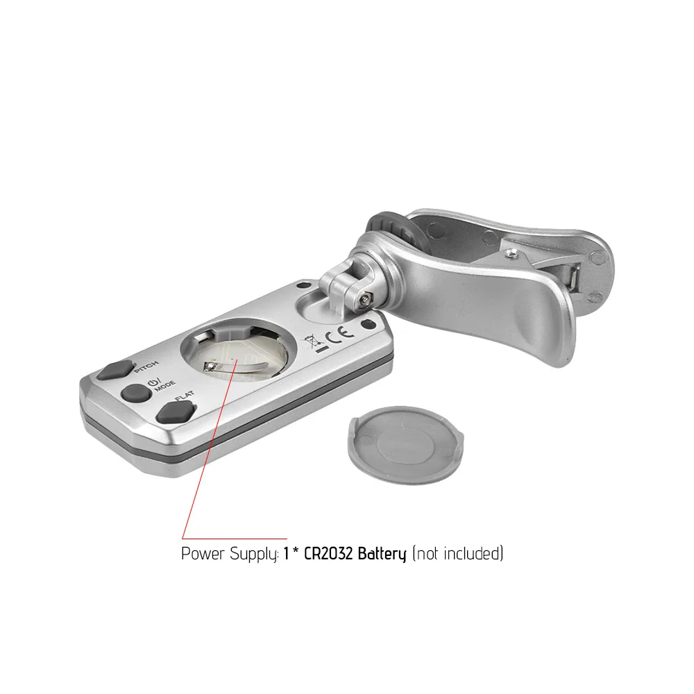 Good Quality Cherub WST-525 Rotatable Clip-On Tuner Large LCD Display for Chromatic Guitar Bass Violin Ukulele Tuning