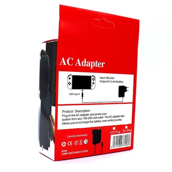 

For Nintend Switch NS Game Console Power Adapter Charger EU Plug / US Plug Charger Adapter for NX Handle Controller