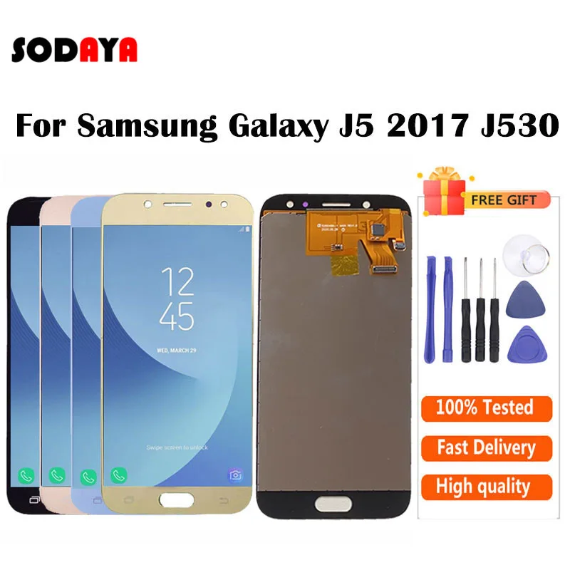 samsung j5 2017 display Регулируемая яркость для Samsung Galaxy J5 J530 J530F SM ЖК дисплей + сенсорный