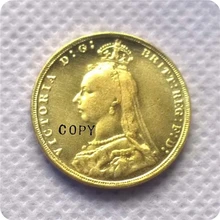 Британская Золотая копия монеты 1888