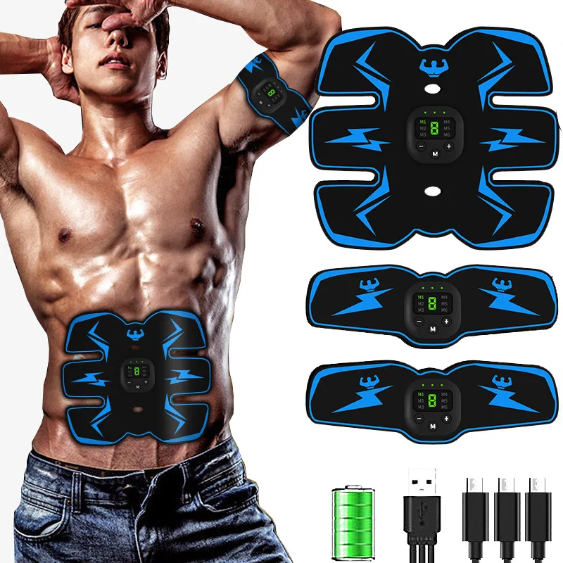 

Ems Wireless Abdominal Arm Muscle Stimulator Smart Electric Six-pack Abs Trainer Fitness Muscles Electrostimulator Hips Trainer