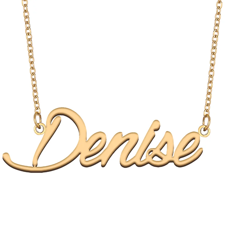 

Necklace with Name Denise for His Her Family Member Best Friend Birthday Gifts on Christmas Mother Day Valentine's Day