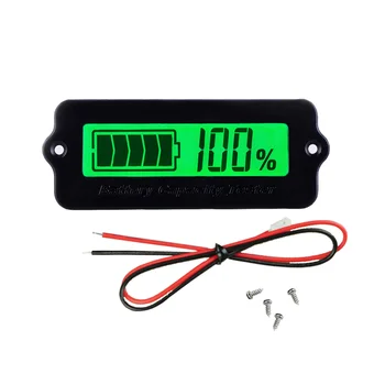 

LY6W External Mounted 12V24V Liquid Crystal Lithium Battery Power Voltmeter Lead-acid Battery Power Display Detector