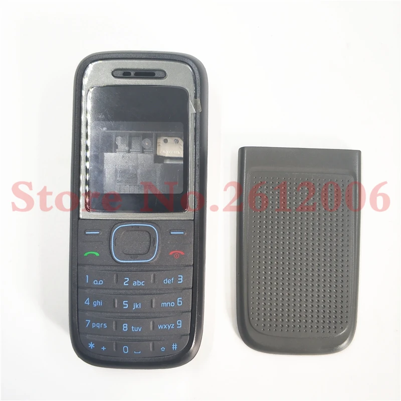 Высокое качество, чехол для Nokia 1200 1208, полный комплект, чехол для мобильного телефона, английская клавиатура