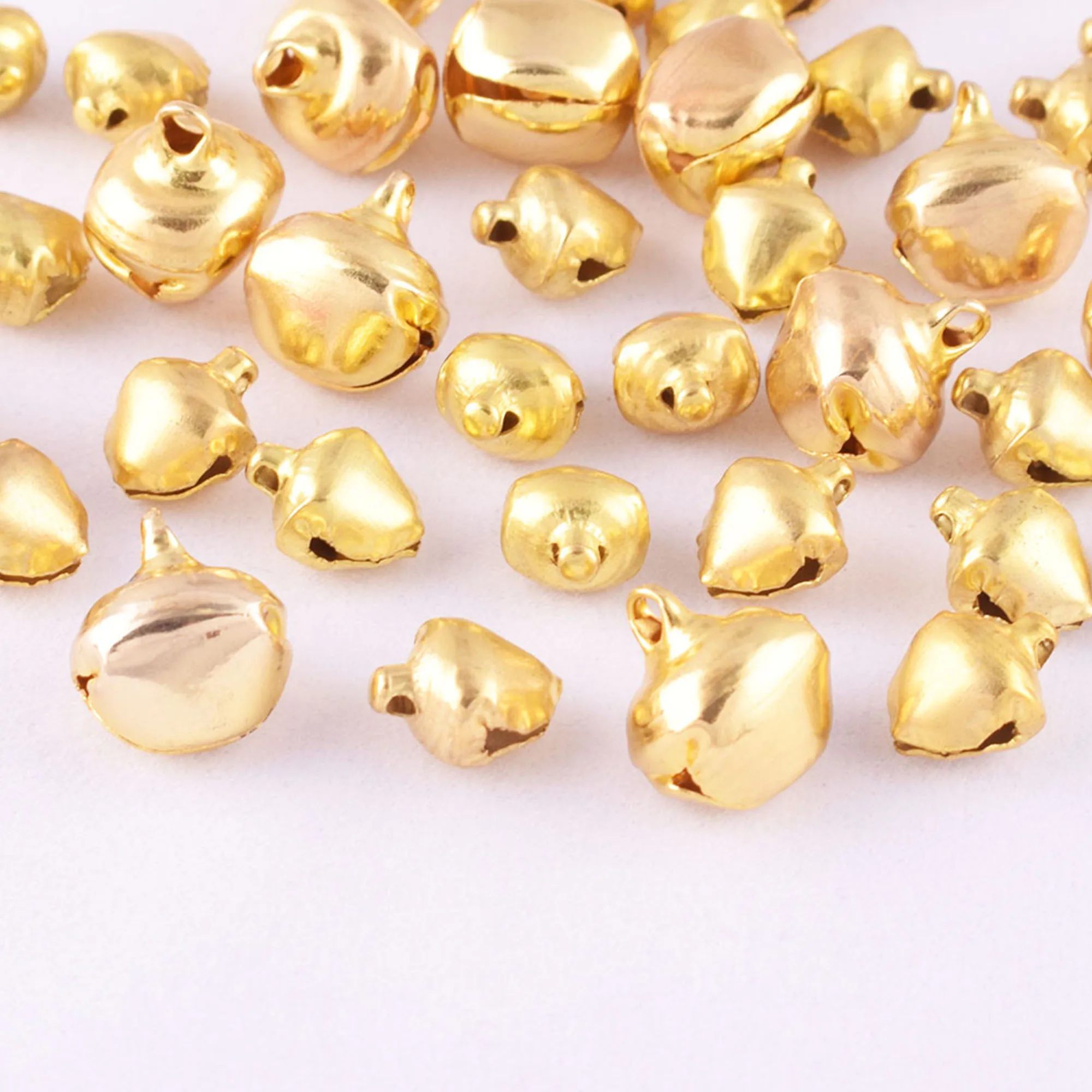 Campane Artigianali Campane Di Natale Jingle Charms Pendenti In Oro Bulk Cat Collar Campane Gioielli Fai Da Te Per La Decorazione Domestica Del Ringra