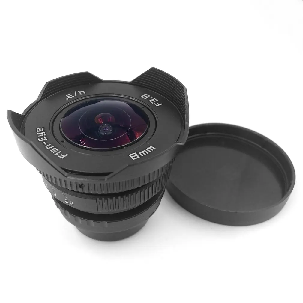 8 мм F3.8 для Micro Four Thirds Крепление камеры рыбий глаз C крепление широкоугольный объектив рыбий глаз фокусное расстояние объектив рыбий глаз