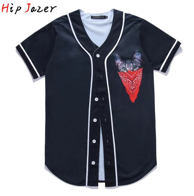 HIPJazer уличные майки с 3D принтом японского аниме мультфильм Мужчины WO мужские бейсбольные майки хип-хоп бейсбольная полосатая рубашка Топы