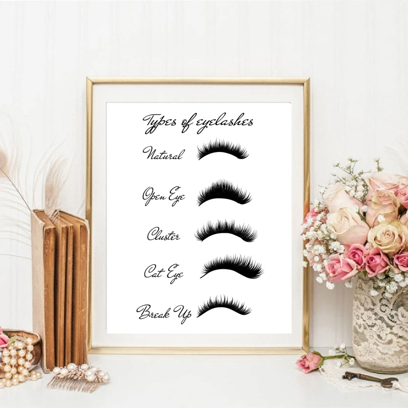 woman's various type canvas print