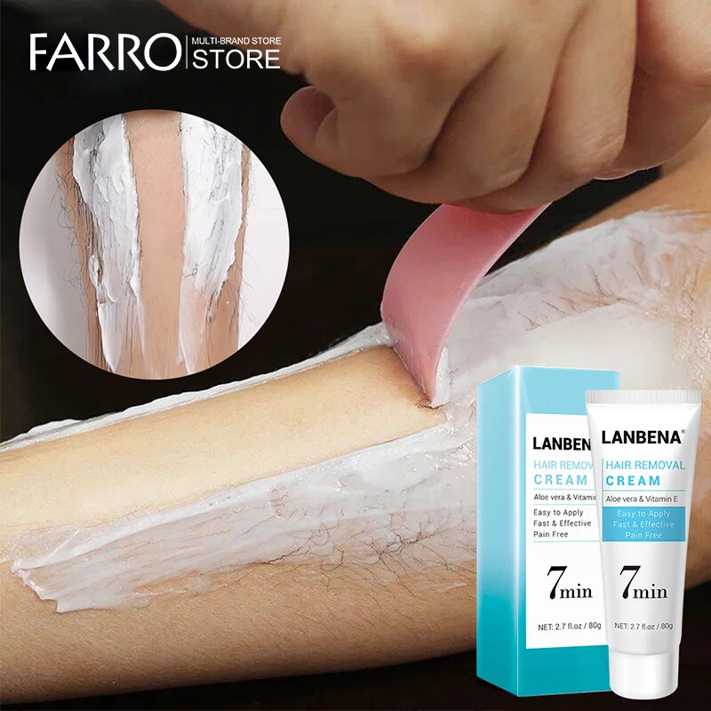 LANBENA 80 г мягкий крем для удаления волос безболезненный мягкий и эффективный уход за кожей тела и шерстью