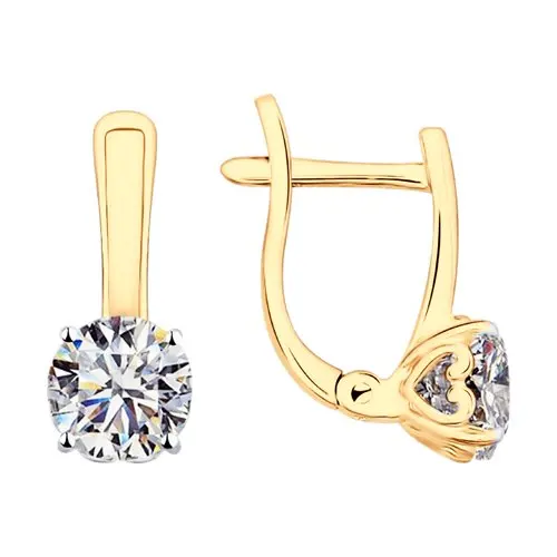 Серьги SOKOLOV из серебра со Swarovski Zirconia