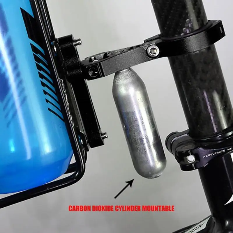 MTB велосипед Handbar двойной держатель бутылки воды зажим велосипедный контейнер зажим-адаптер велосипедное седло держатель для воды