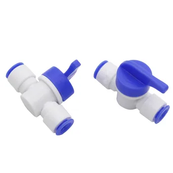 

Slip lock Quick-connect Ball Valve Pneumatic Pipe Connectors Fittings Garden Irrigation 1/4 Inch hose Joint Valve 4 Pcs
