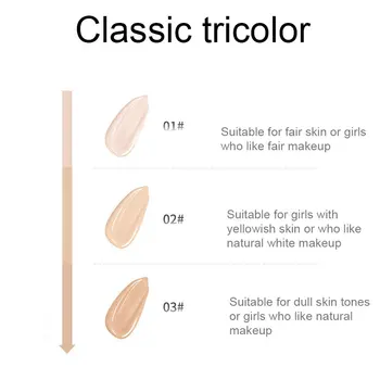 

BB Cream Face Care Foundation Base Long Lasting Waterproof Concealer Moisturizing Whitening J9