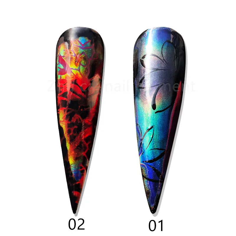 Hot sale aurora temperature ink nail polish thermochromic neo liquid environmentally friendly and non-t color changing nail art