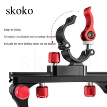 

New Shelves Fishing Chair Fishing Fishing Box Fishing Gear Outdoor Sports Fishing Stand Double Turret Fishing Accessories Stand