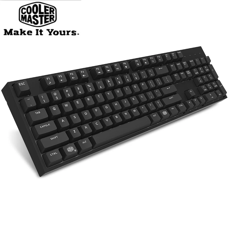 Cooler Master CK370 Mechanical Keyboard Cherry MX Axis body 104 keys PBT  keycaps Brown Red Switch Desktop Gaming Keyboards - AliExpress