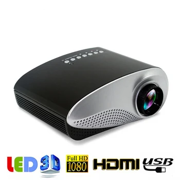 

For Home Theater Movie Video LED Projector 802 With HDMI VGA USB Supported Full HD 1080P Projector Built-in Speakers